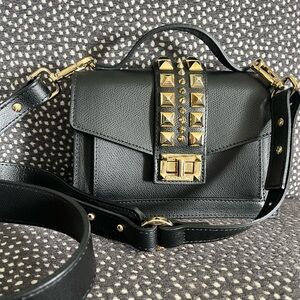 Valentino by Mario Valentino black studded purse
